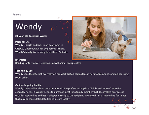 Unicorn Emporium persona named Wendy.